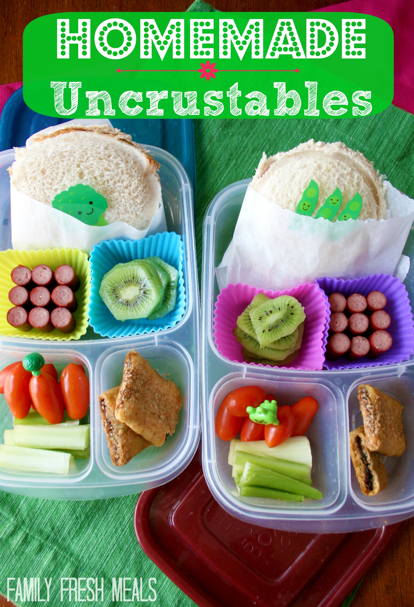 DIY Uncrustable Sandwiches (Freezer Lunchbox) - Princess Pinky Girl