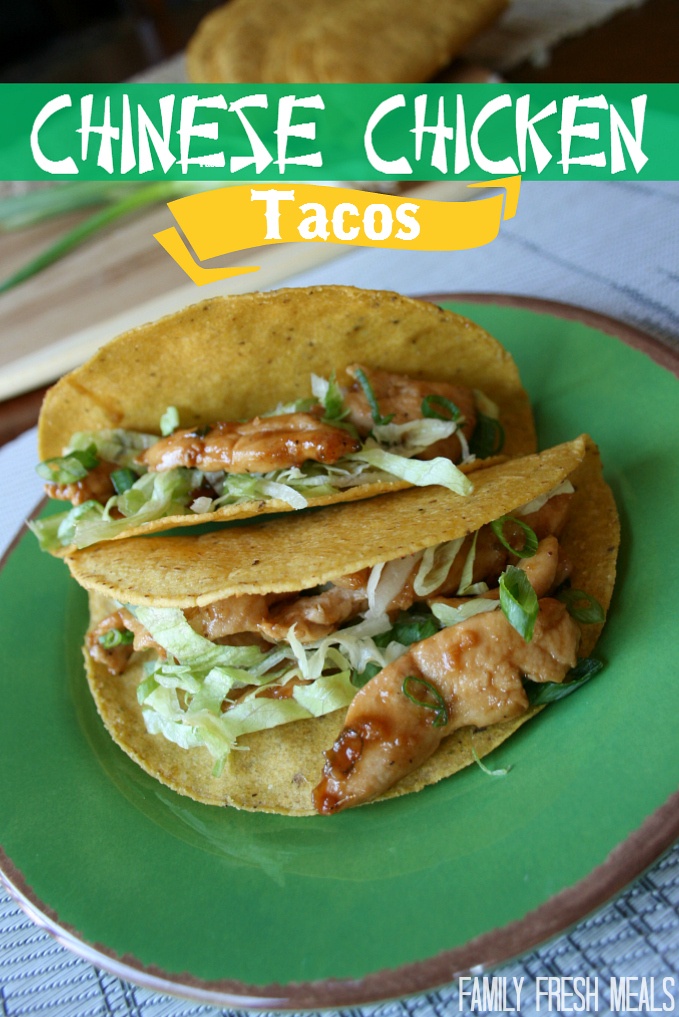 Chinese Chicken Tacos - Family Fresh Meals