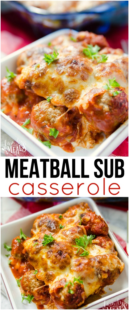 Meatball Sub Casserole - Family Fresh Meals