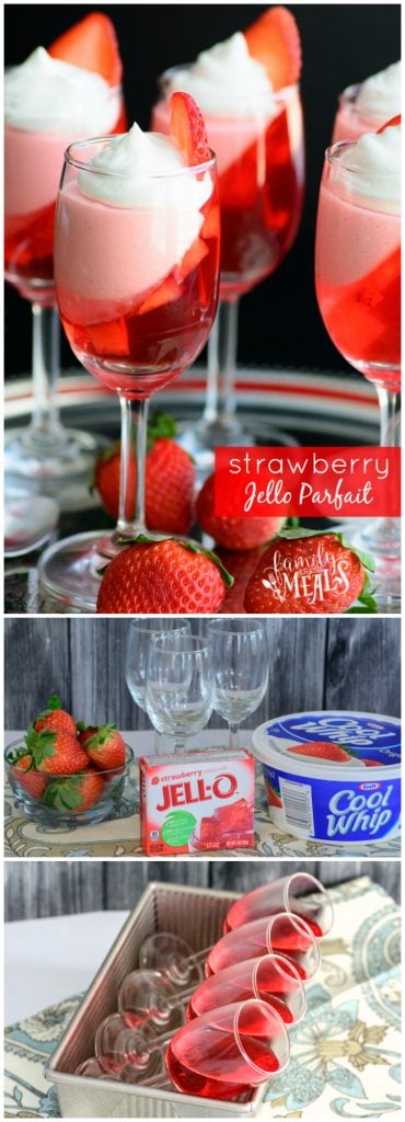 Strawberry Jello Parfait - Family Fresh Meals