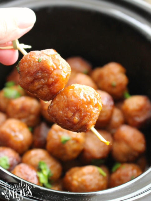 Honey Buffalo Crockpot Meatballs - Family Fresh Meals