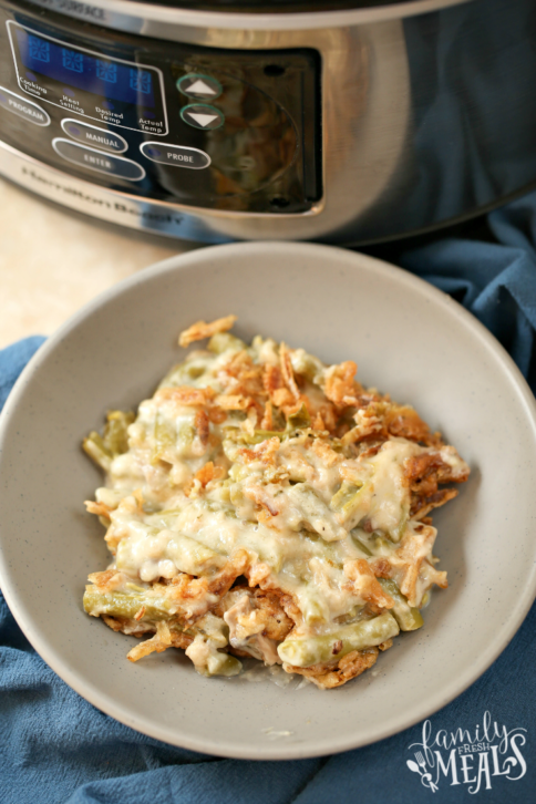 Crockpot Green Bean Casserole - Family Fresh Meals