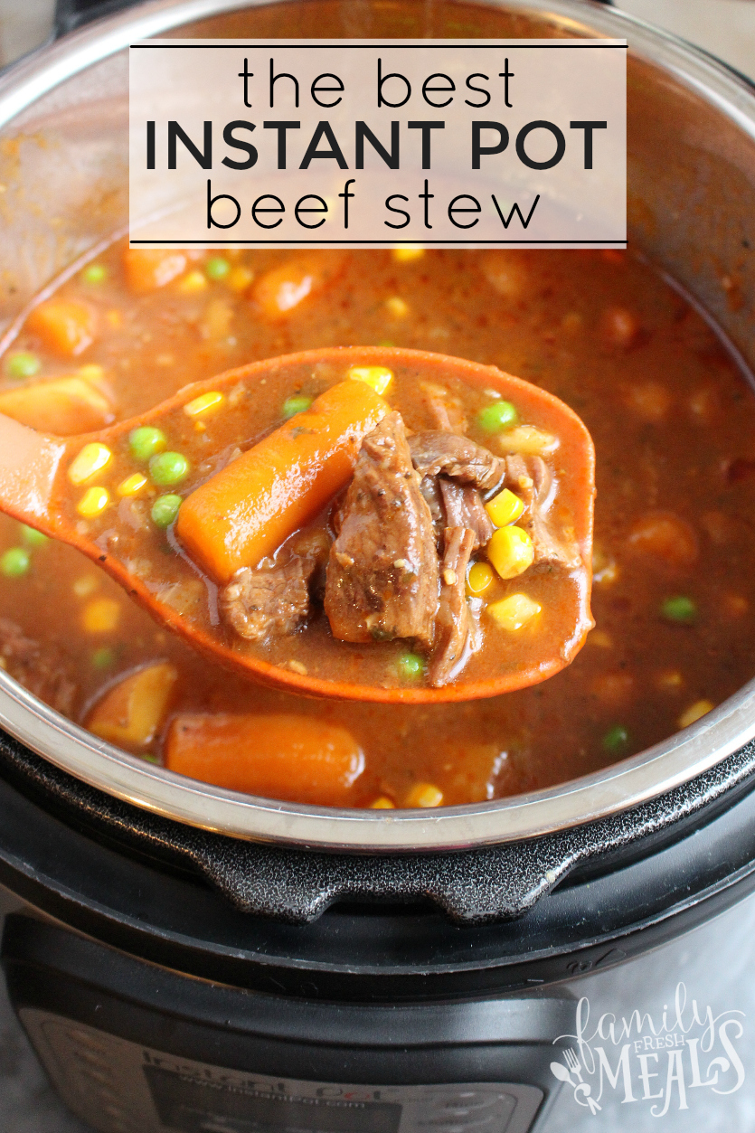 Instant Pot Beef Stew - Savory Nothings