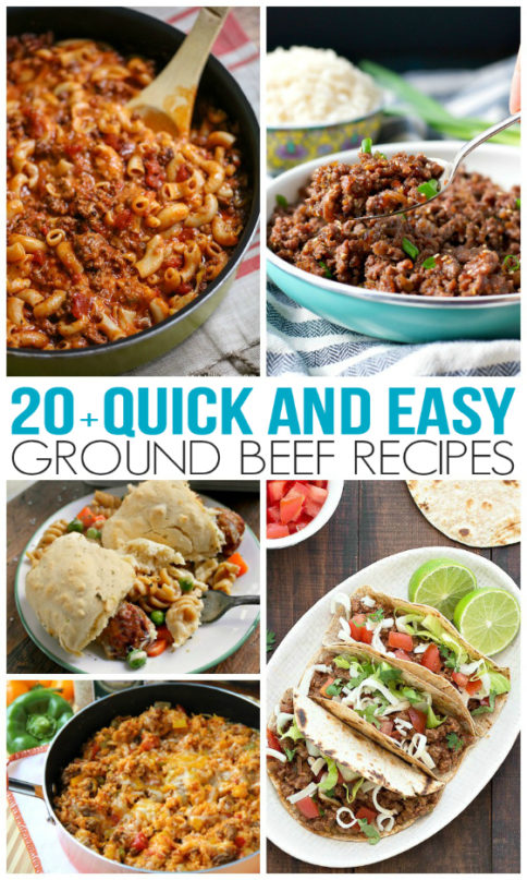 Over 20 Quick And Easy Ground Beef Recipes Family Fresh Meals 484x807 