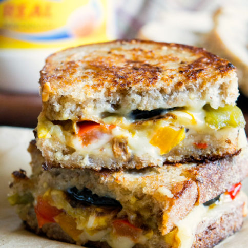 Roasted Vegetable Grilled Cheese - Family Fresh Meals