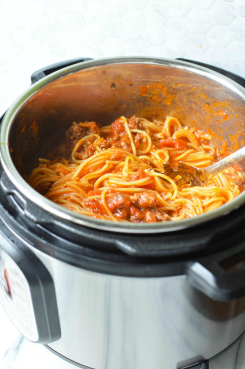 Instant Pot Spaghetti Dinner - Family Fresh Meals