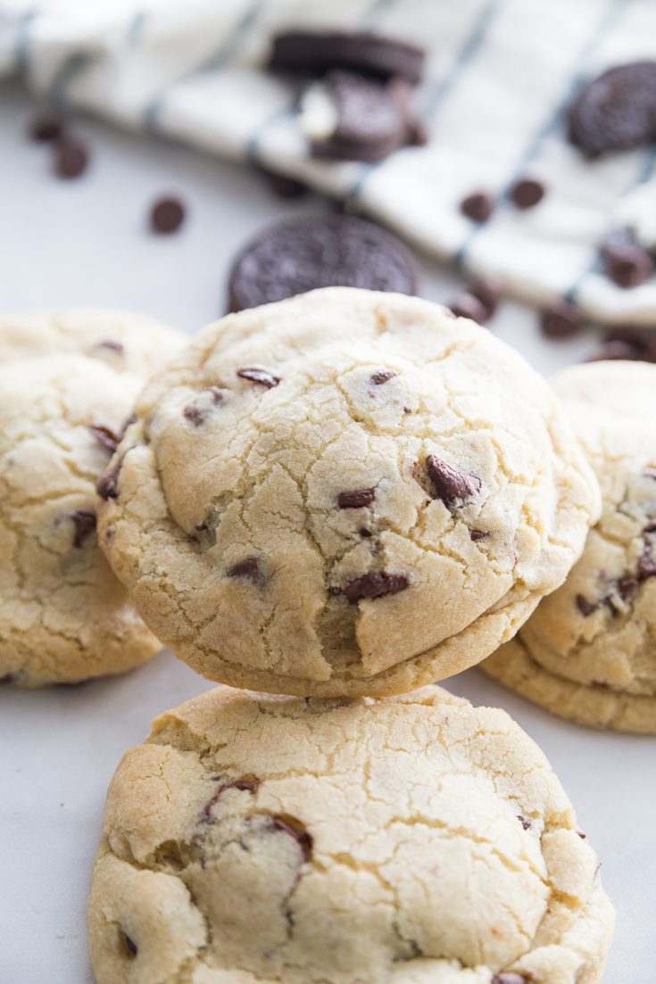 Jumbo Oreo Stuffed Chocolate Chip Cookies - Family Fresh Meals