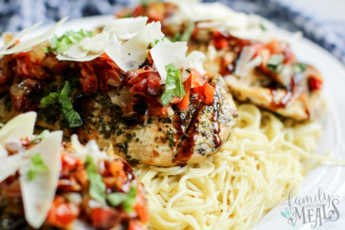 Easy Bruschetta Chicken - Family Fresh Meals