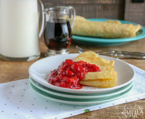 Easy Strawberry Crepes - Family Fresh Meals