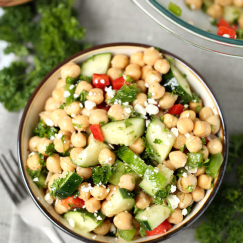 Cucumber Chickpea Salad - Family Fresh Meals