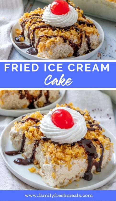 Fried Ice Cream Cake { + video } - Family Fresh Meals