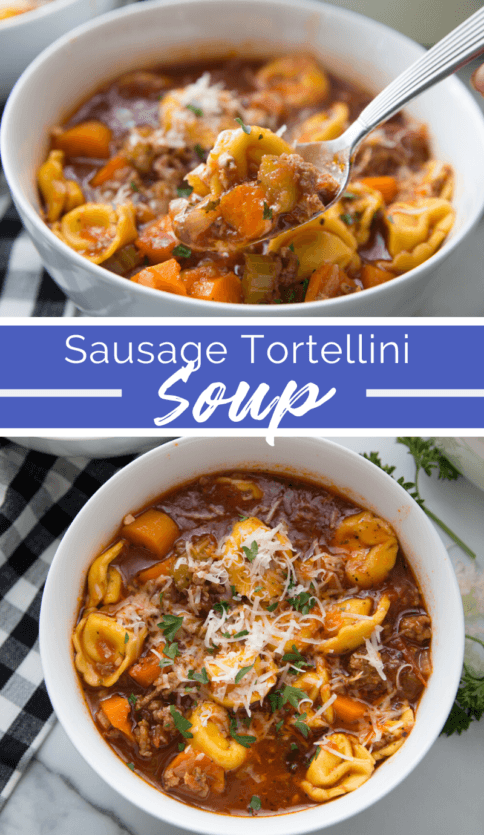 Sausage Tortellini Soup - Family Fresh Meals