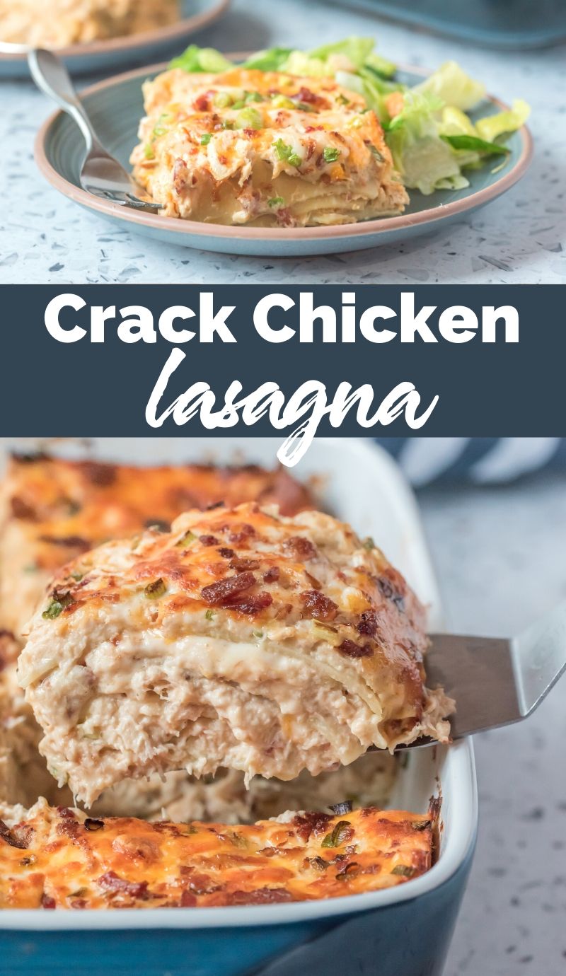 Crack Chicken Lasagna - Family Fresh Meals