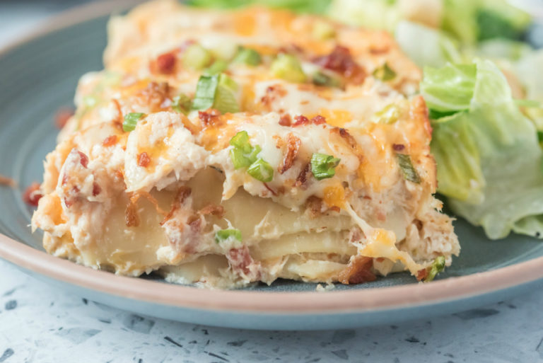 Crack Chicken Lasagna - Family Fresh Meals