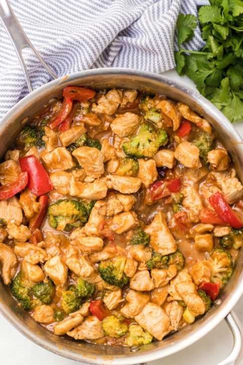 Easy Thai Peanut Chicken - Family Fresh Meals