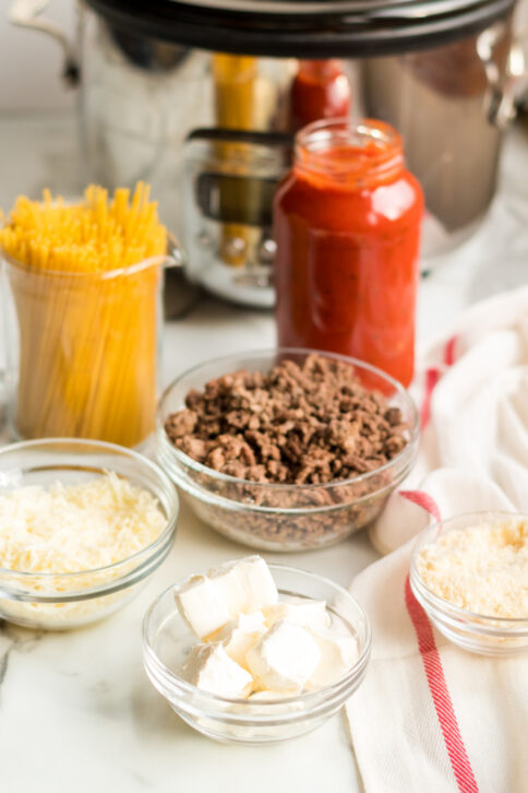 Creamy Crockpot Spaghetti - Family Fresh Meals