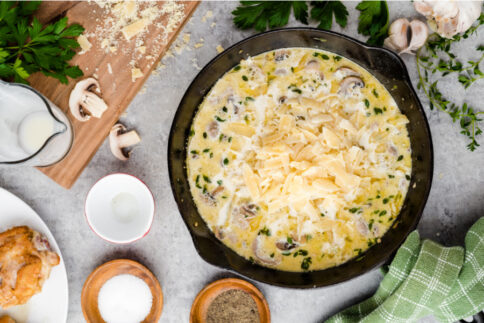 Creamy Mushroom Chicken Thighs Skillet - Family Fresh Meals