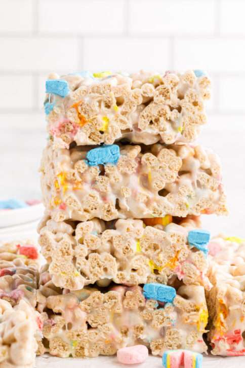 Lucky Charms Marshmallow Treats - Family Fresh Meals