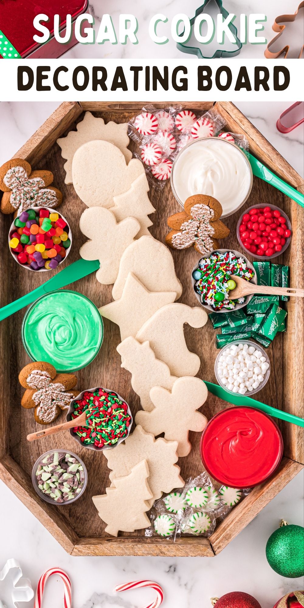 Christmas Cookie Decorating Board - No. 2 Pencil