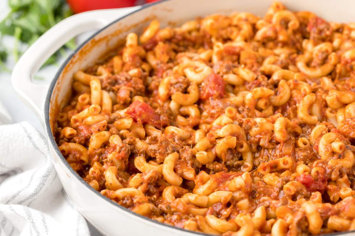 Homemade Beefaroni - Family Fresh Meals