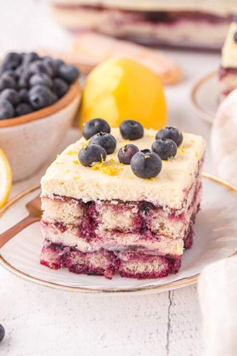 Lemon Blueberry Tiramisu - Family Fresh Meals