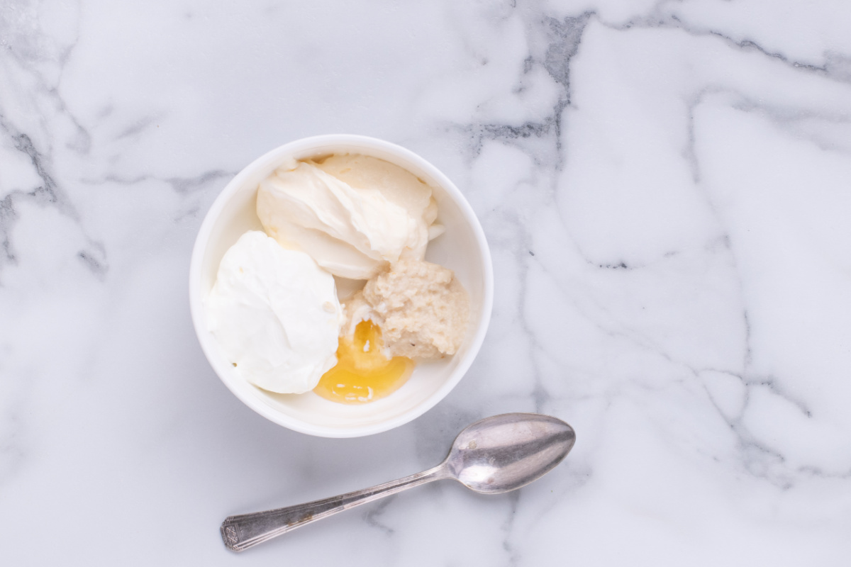 Put cream ingredients into bowl